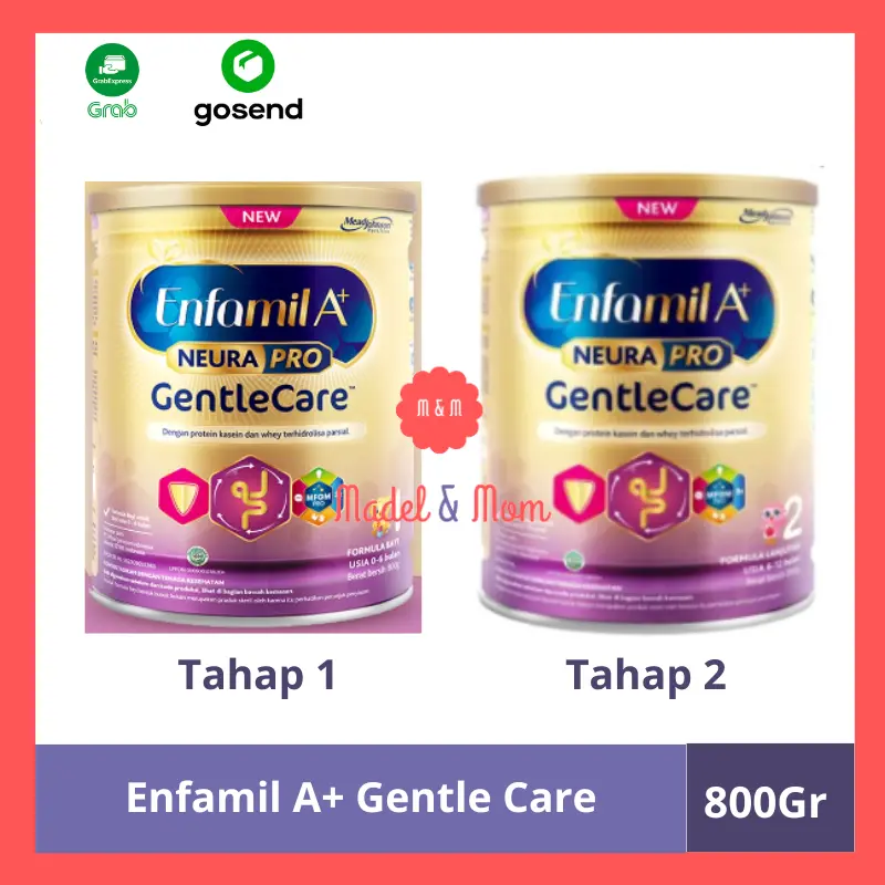 ENFAMIL A PLUS GENTLE CARE 800 GR TAHAP 1/ TAHAP 2