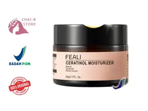 [BPOM] Feali Ceratinol Moisturizer - Pelembab Wajah Memperbaiki Skin Barrier Menyamarkan Garis Halus Menghaluskan