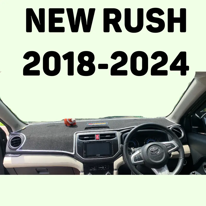 COVER DASHBOARD MOBIL ALL NEW RUSH 2018 - ALAS KARPET PELINDUNG DASBOR TOYOTA 2019 2020 2021 2022 2023 2024 Car