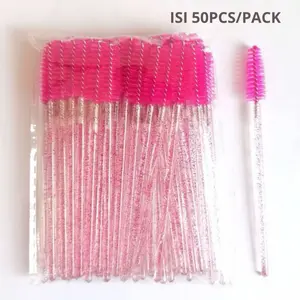 50 pcs mascara wand glitter/ sisir eyelash extension