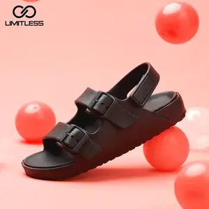 Sendal Slip On Anak Cewek Cowok Tali Belakang Anti Selip Sandal Gunung Strap Dua Lucu Size 25 - 30