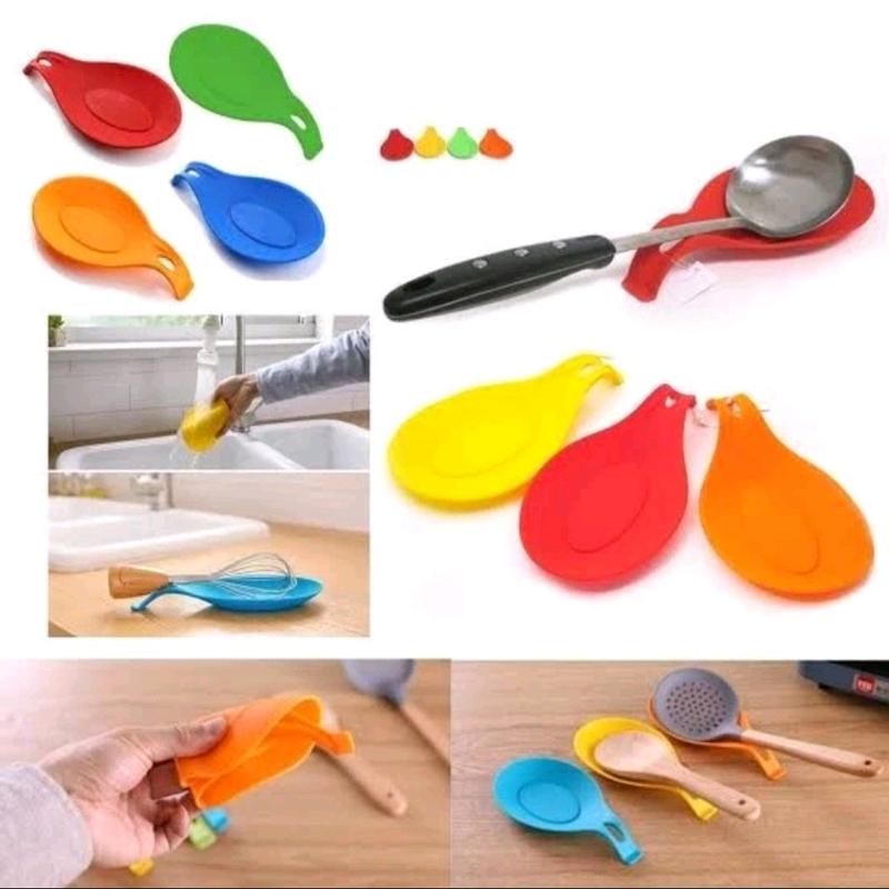 Tatakan Alas sutil Ungu Silikon Kitchenware Silicon Dapur Masak 2