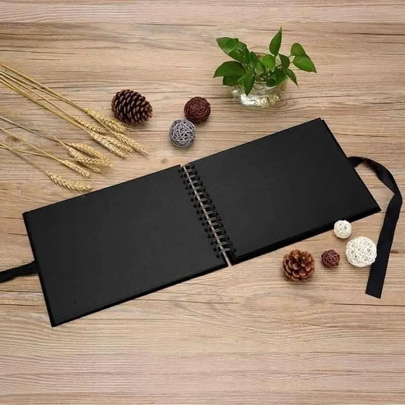 Sổ Lưu Niệm Album Ảnh, Giấy Thủ Công Tự Làm, Sổ Lưu Niệm Album Ảnh, 1 Chiếc, Thích Hợp Cho Quà Tặng Kỷ Niệm Ngày Cưới Và Sách Trí Nhớ Decor Diy 4