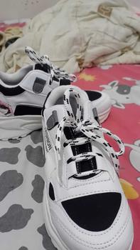 Product Review of Sepatu Wanita Sneakers Putih Korean Style Terbaru 2024 Casual Shoes sport Kasual Cewek olahraga Karet from m**n 1
