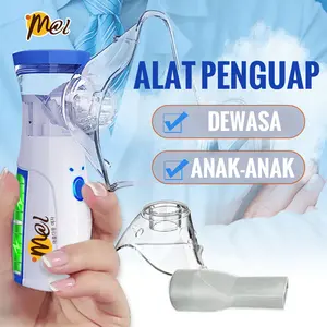 MCI Nebulizer Alat Uap Bantu Pernafasan Asma Inhalasi / Alat terapi pernapasan asma untuk anak dan Cocok Untuk Anak Anak Dan Orang DewasaNebulizer Portable Mesh