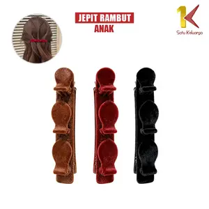 [COD] SK C1383 Jepit Rambut Beludru Antiselip Wanita Anak Gaya Korea Fashion Elegan