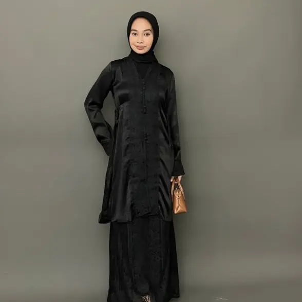 ALMA TOP (atasan polos mix brokat simple)