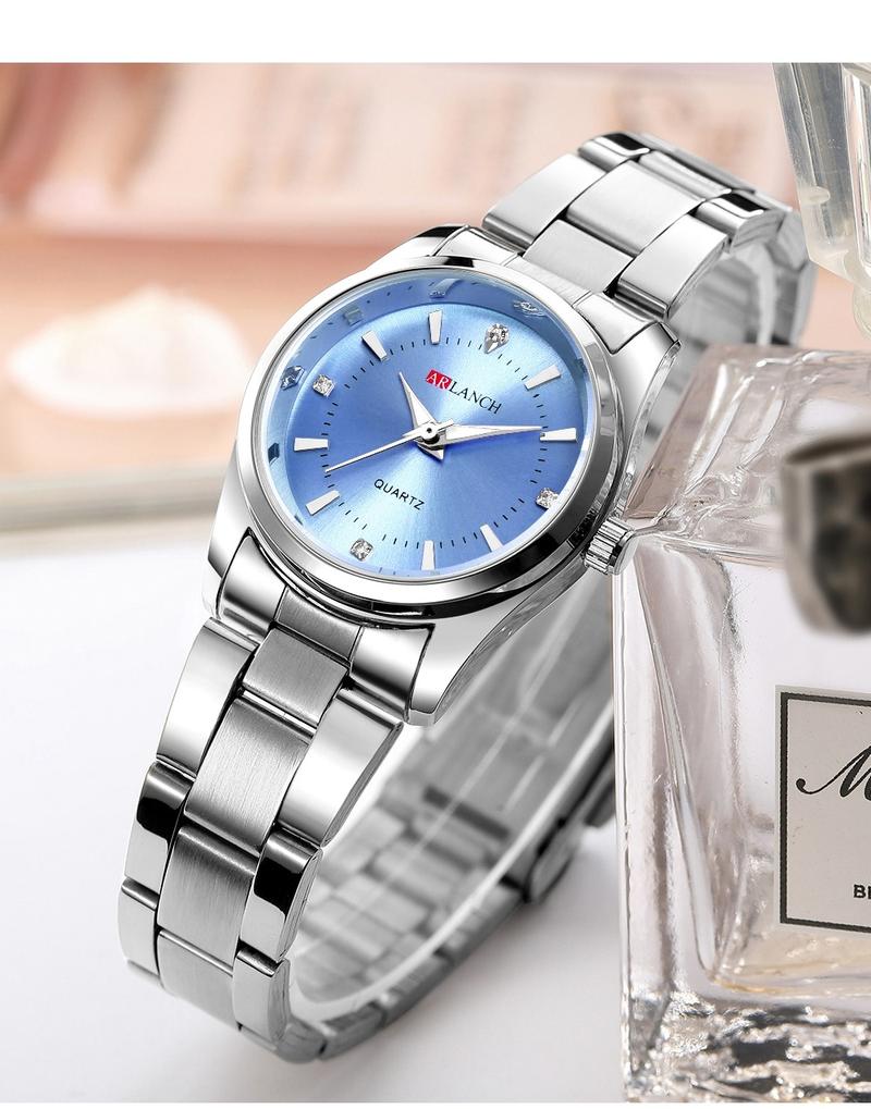 Product Introduction of ARLANCH Simple Korean Style Women's Watch Trend Quartz Waterproof Stainless Steel Watch 310 32
