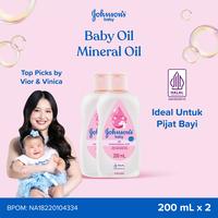 Gambar JOHNSON'S BABY Oil 200ml ISI 2 / Twinpack - Oil bayi, ideal untuk pijat bayi, multifungsi, melembapkan, lembut dari Johnson's Baby ID Kota Administrasi Jakarta Timur 1 Tokopedia