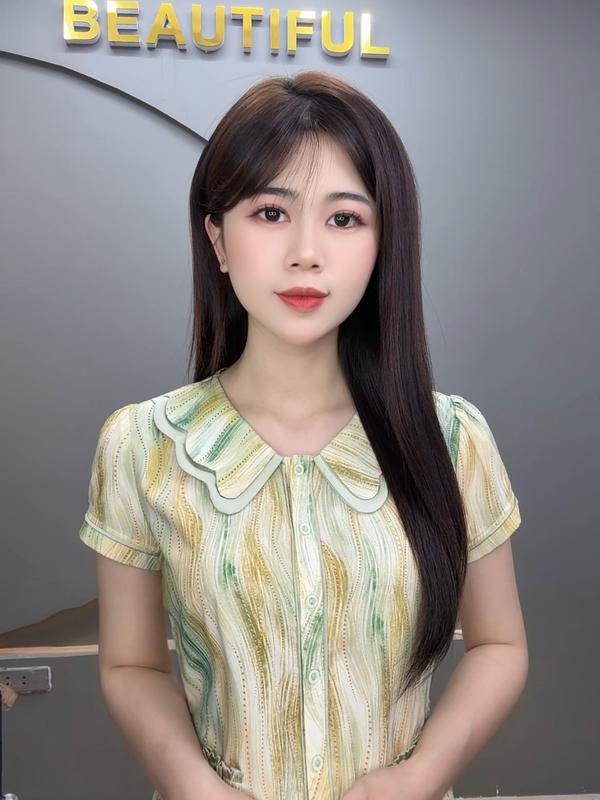 Đồ bộ nữ mặc nhà Y701A Lụa Mango quần lửng XANH lượn sóng cổ 2 tầng