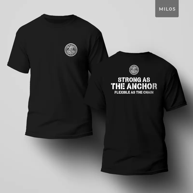 Kaos Hitam Milliter (MIL) Ukuran S-5XL Lengan Pendek  Kaos Distro Kaos Pria Kaos Lengan Pendek Kaos Keren Kaos Tshirt Oblong Baju Combed Katun Dewasa 4