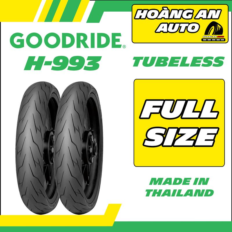(GOODRIDE H993 CHO XE SỐ - GIÁ 1 CÁI) Vỏ lốp xe Goodride hàng Thái Lan cho Raider, Satria, Sonic, Future, Wave, Dream... vỏ ko ruột.
