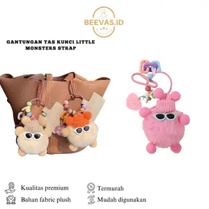 Beevas.id *GT2059 Gantungan Tas Kunci Hiasan Tas Boneka Cute Balls Pet Little Monsters Phone Strap