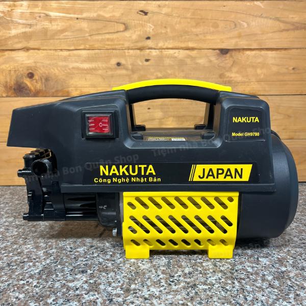 Máy rửa xe áp lực cao Nakuta 3500W - Động cơ lõi đồng - Kèm dây 15m và phụ kiện 3