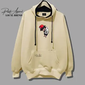 Hoodie Pria wanita Aesthetic List  Original Brand Distro Kota Bandung Terbaru  Dan Terlaris Unisex Wanita Sweater Keren Hitam Katun Cowok Fleece Cewek