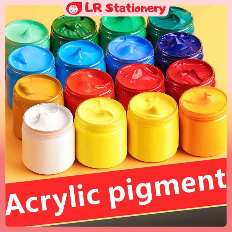 【Ready Stock】100ml Acrylic Paint Set Acrylic Colour for Art Painting Canvas Painting