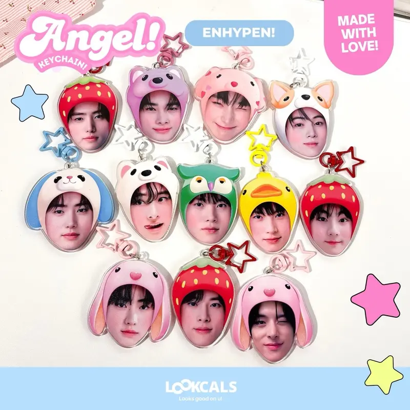 KEYCHAIN Angl Version ENHYPEN – Gantungan Kunci Eksklusif untuk ENGENE | Aesthetic & Limited Edition 0