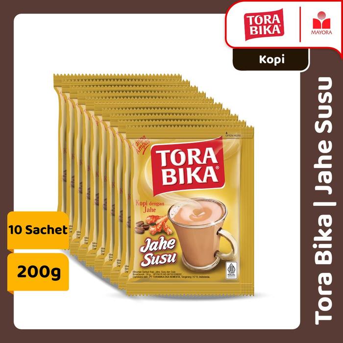 Gambar Torabika Jahe Susu Renceng - Instant 10 Sachet dari Mayora Kota Administrasi Jakarta Barat Tokopedia