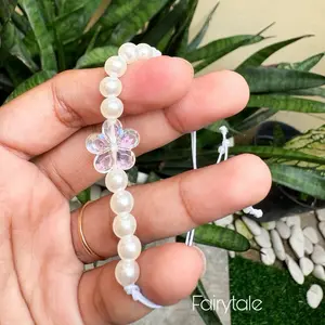 Gelang fairytale mutiara mewah | gelang fairytale kekinian mutiara