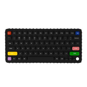 Keyboard Shape Baby Chewing Teether 100% Food Grade Silicone Teething Toys For Babies