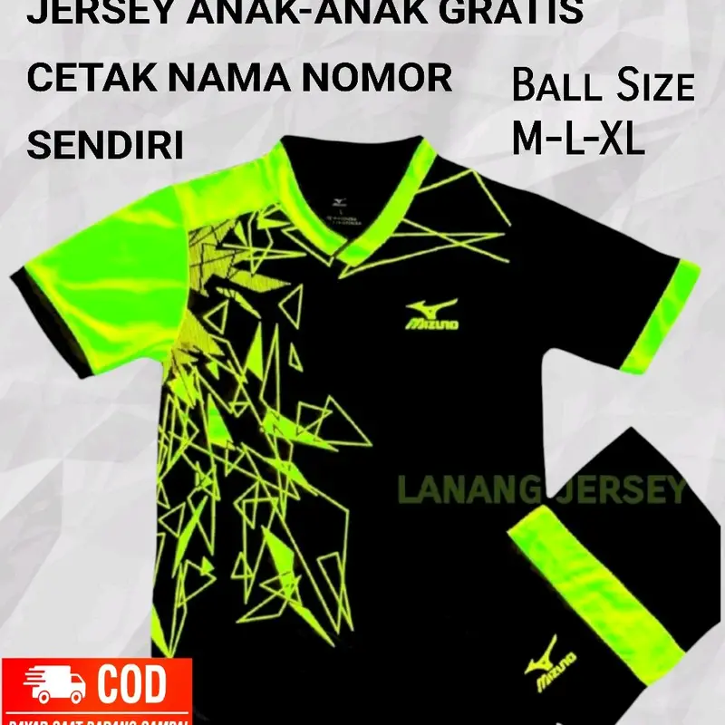 Stelan baju futsal junior anak anak sd pria dan wanita GRATIS SABLON NAMA NOMOR PUNGGUNG SENDIRI 3