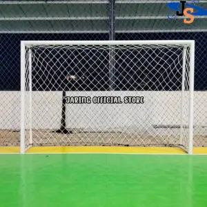 Jaring gawang futsal 1 SET ukuran 3x2m ,Uk belakang gawang 50cm Rata