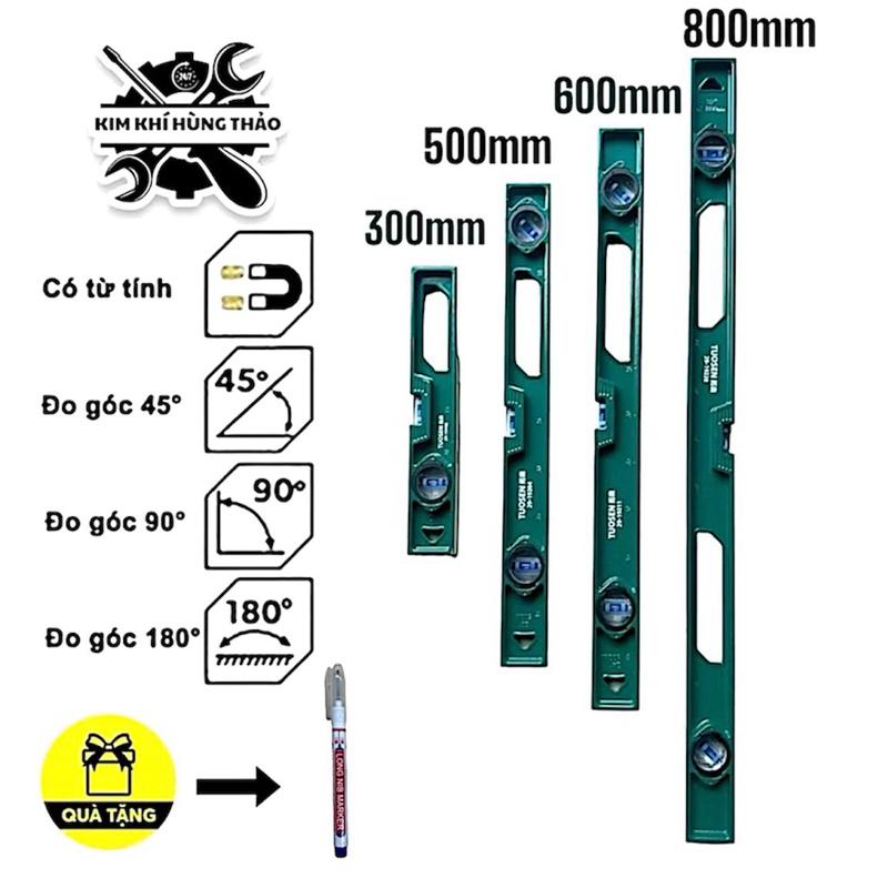 Thước NIVO Nhôm Đúc Thước Thủy Nhôm Đúc Bản Rộng 4.7cm Độ Dày 2.2cm Cứng Cáp Chắn ,Có Nam Châm Hít Tiện Lợi Khi Thi Công Tặng 1 bút lấy dấu ngòi dài