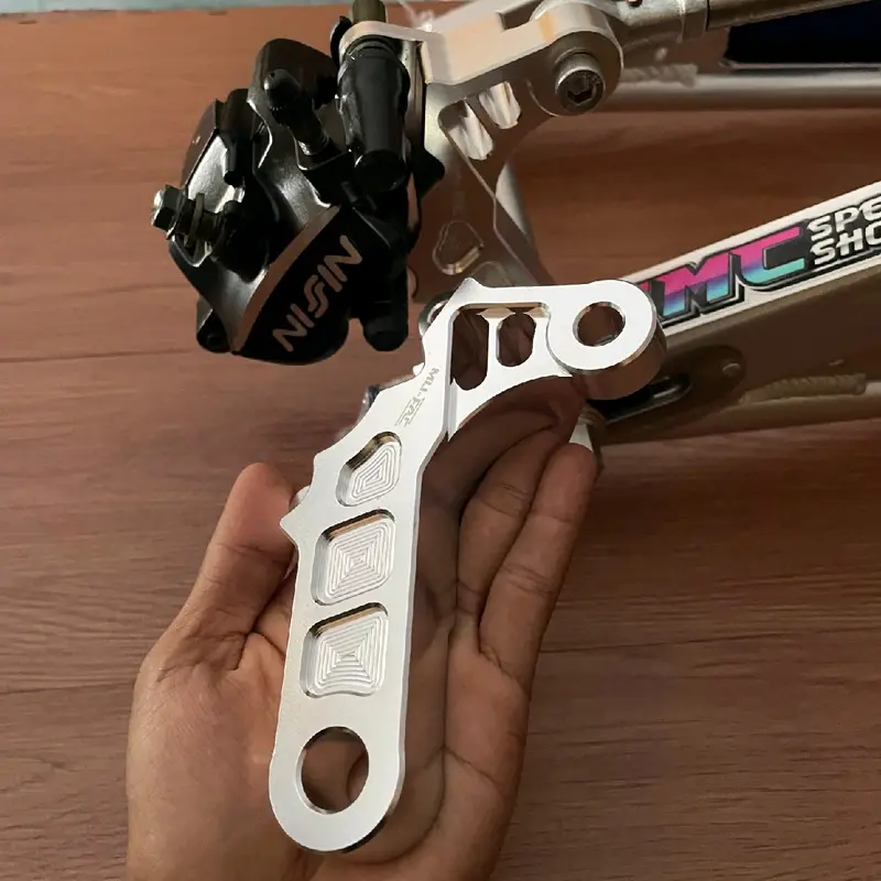 Breket kaliper nissin samurai 2piston Rcb E series bagian belakang Ninja R ninja ss / Breket kaliper belakang Ninja R / ninja ss kaliper nissin samurai 2p 2