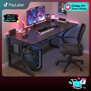 Etife Meja Komputer / Meja Gaming / meja komputer serat karbon/ Meja Komputer 140cm / Meja Komputer 120cm /Meja Belajar /Meja kantor