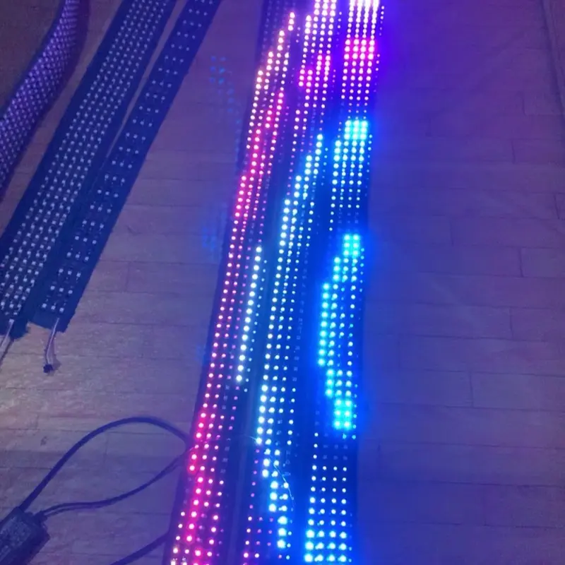 LAMPU STROBO 3&2 LAYER NEW ANIMATION BALING BALING PAJANG 2 METER WS2811 LED RAPAT 12V-24V BUS KENDARAAN 0