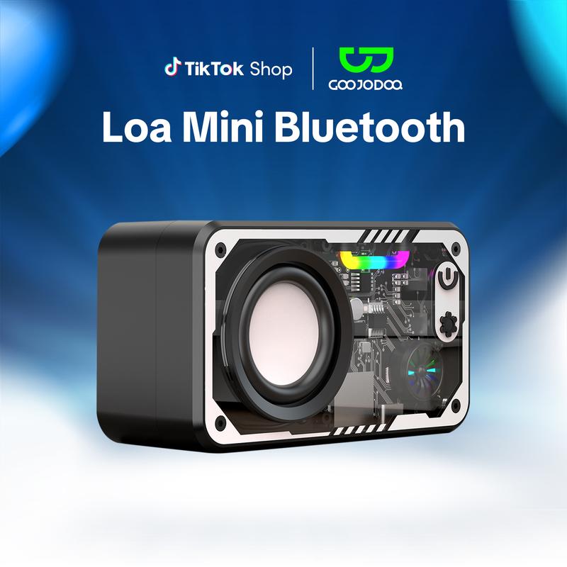 [GOOJODOQ*KOL/KOC] LOA MINI HIỆN ĐẠI ĐỘT PHÁ MỚI ÁNH SÁNG RGB, CHÍP ÂM THANH NHỎ Củ Loa Nghe Nhạc