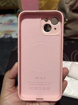 Product Review of Premium Soft Casing with Magsafe Magnetic Matte Pink Silicone Case For iPhone 13 11 12 14 16 15 PRO MAX 15PLUS Black Titanium Color Cover from l** 1