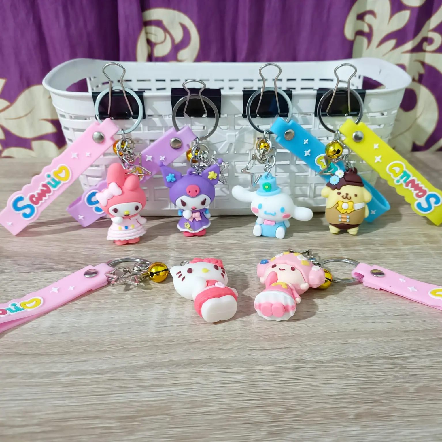 Gantungan Kunci Karakter Kartun Lucu Serbaguna Bisa Untuk Tas DLL,Keychain Karakter Lucu