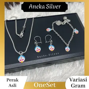 OneSet Doraemon Variasi, Perak 925 - model terbaru