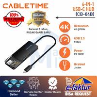 Gambar CABLETIME Multiport USB Hub USB-C USB C USB A 3.0 High Speed w/ Power for Windows Apple Mac Linux CB04B CB05B dari Mall IT Medan Kota Medan 1 Tokopedia