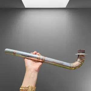 leher Knalpot supra 125 karisma wave kirana revo fit injeksi pipa 32 mm 50 cm Blade Motorcycle