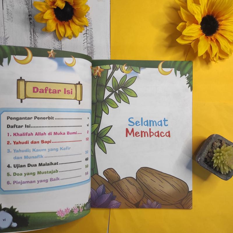 Product Introduction of Pustaka Arafah Pada Zaman Dahulu Bagian 1-6 Buku Kisah Dalam Al-Quran Untuk Anak Soft Coer 22