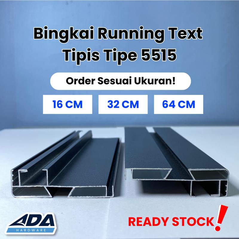 Frame Running Text P5 P10 SMD Slim Tipe 5515 Tersedia Berbagai Ukuran 1