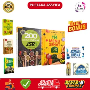 ORIGINAL BUKU 114 MENU SEHAT 200 RESEP JSR DARI ALIQA