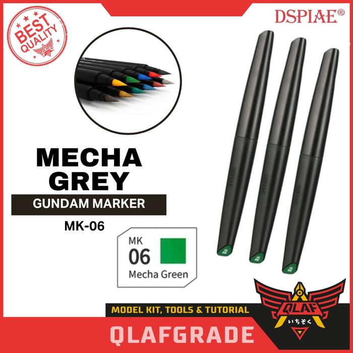 Gambar Gundam Marker MECHA GREEN soft tip marker acrylic panel line dspiae dari Wahkhilaf Kota Surabaya Tokopedia