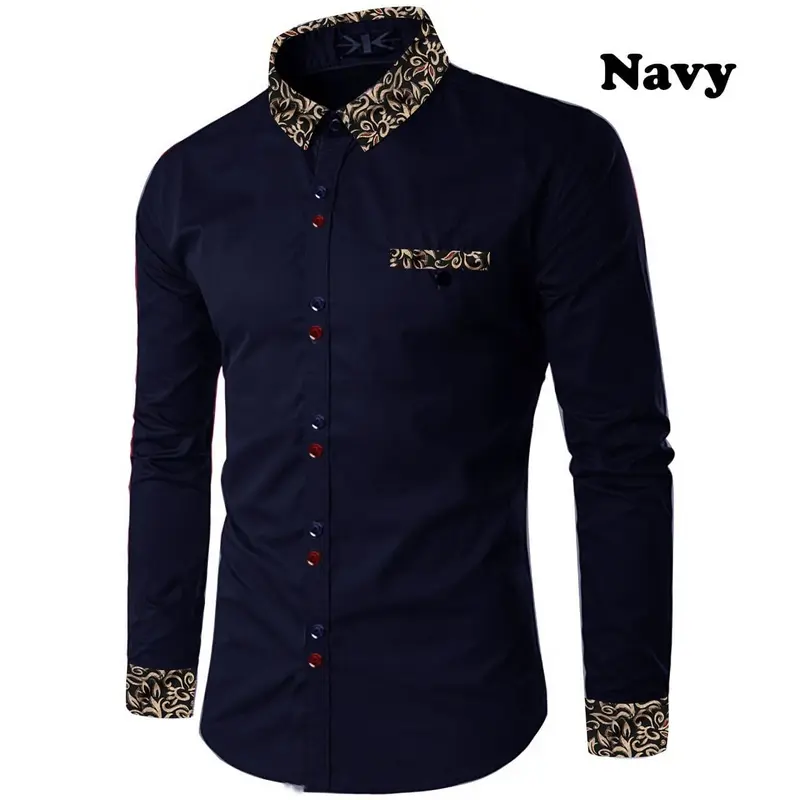 Kemeja pria RIKO lengan panjang-motif kombinasi batik-bahan katun toyobo-real pict 3