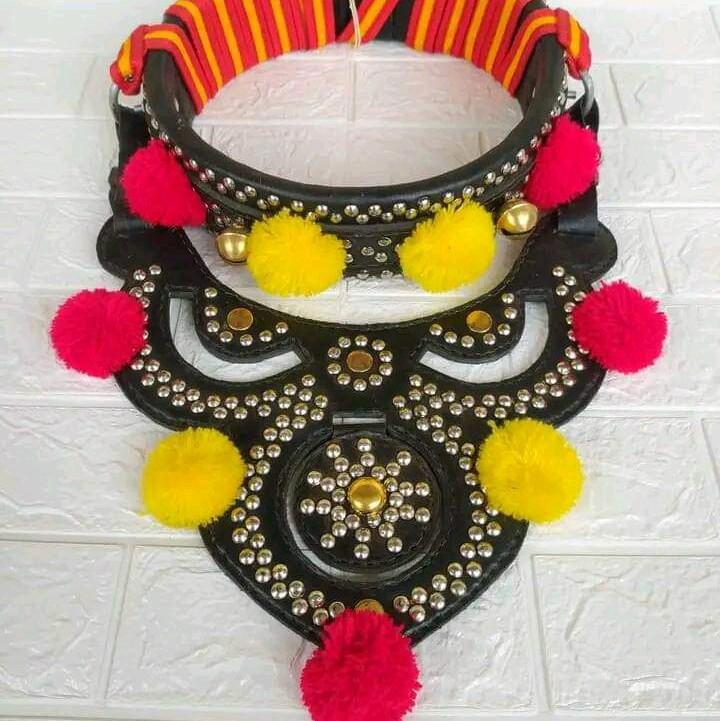 Kalung/Gongseng Domba Garut Full kulit Fullset 100% 0