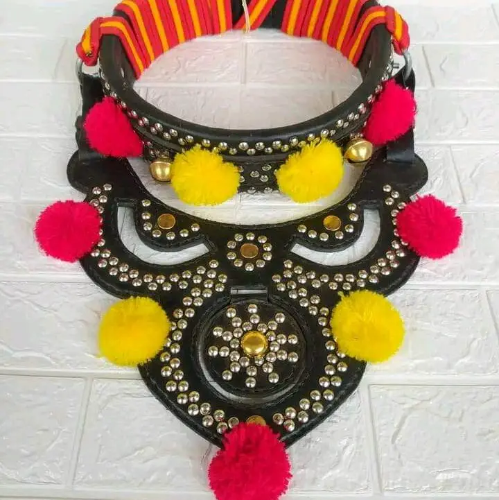 Kalung/Gongseng Domba Garut Full kulit Fullset 100% 0