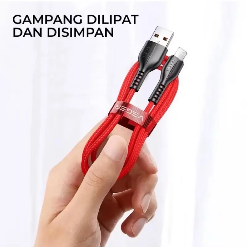 ￼ORIGINAL Kabel Data Veger VG-18 For Micro / VG-18 Type-C QC3.0 100Cm Fast Charging Cable Charger 3