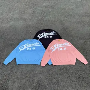 SANCHI STUDIOS - Boxy Knit Dusty Rose Script 24-X Unisex All Size