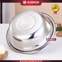 Gambar SUBRON Baskom stainless 14cm 16 cm 18 cm tebal multifungsi kecil mangkok cuci tangan Steel - 14 cm	 dari SUBRON KITCHENWARE Kab. Bandung 2 Tokopedia