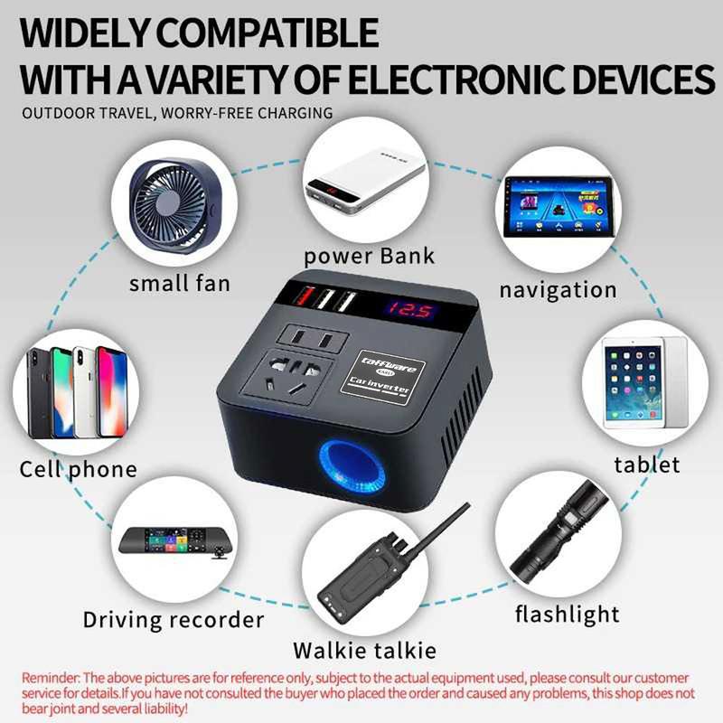 Product Introduction of Inverter Charger Mobil 100W Watt 12/24V Colokan Universal 3 USB Converter Konverter Fast Charging Adaptor Car Power Cigarette Plug 1