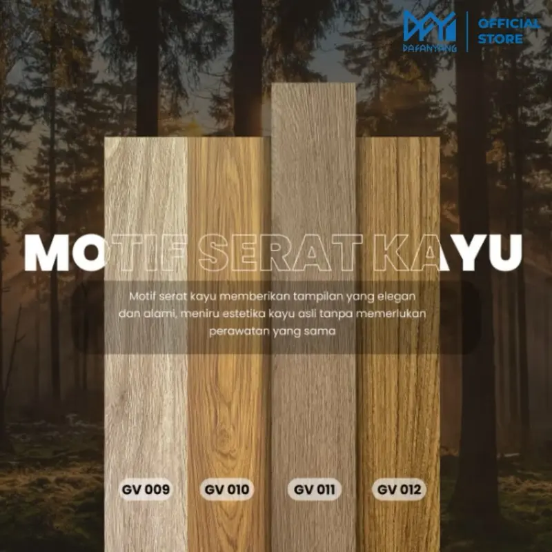 36 Pcs Vinyl Dekorasi Lantai PVC Motif Kayu Realistis – Bahan Berkualitas, Anti Air & Rayap, Tebal 1.2mm 3