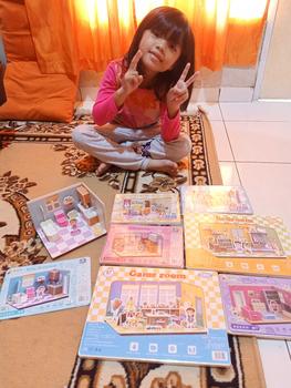 Product Review of Puzzle 3D Miniatur DIY Mainan craft 3D Mainan Edukasi Anak Jigsaw Besar Part 1 Seri Interior Rumah DIY Rumah House from Y**n S**g 1