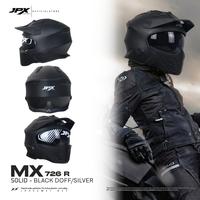 Gambar Helm Full Face Modular Pria Wanita Harian Motor Standar SNI DOT ECE JPX MX-726R NEW Solid - Silver - Black Metallic/silver, L dari JPX HELMET Kab. Tangerang 1 Tokopedia